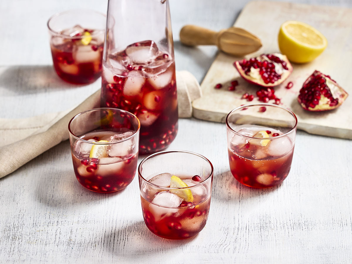 Pomegranate and Maple Punch