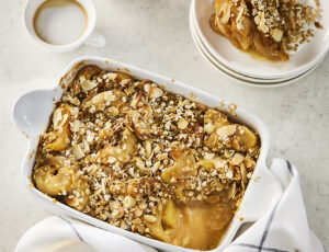 Maple-Almond Apple Gratin