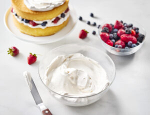 Maple Italian Meringue and Cranberry Frosting