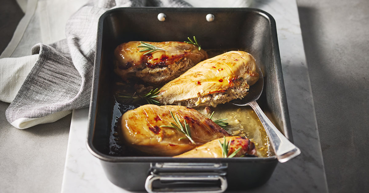 Stuffed Chicken Breasts with Maple Glaze | Maple from Canada