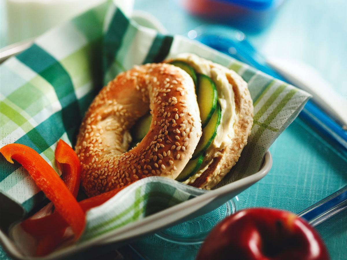 Maple Cucumber Bagel Sandwiches Maple from Canada