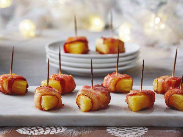 Recipe — Maple Glazed Pineapple and Bacon Delights