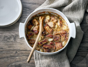 Pork Braised in Beer and Maple Syrup