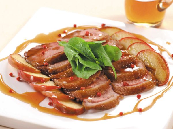 Recipe — Duck and Apple Sauté with Maple Syrup Sauce