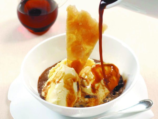 Recipe — Gelato con Caffè with Pralines and Maple Syrup
