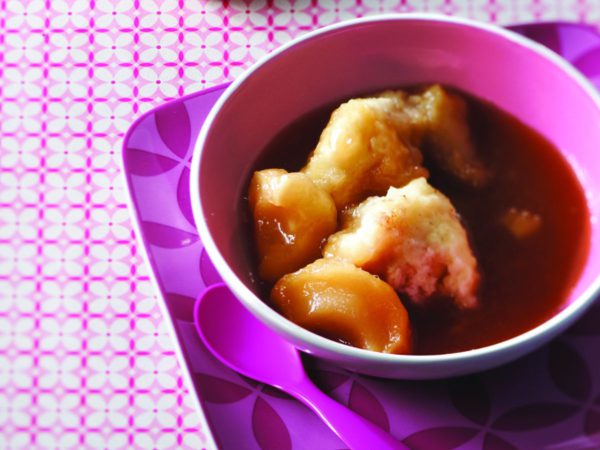 Recipe — Dumplings & Apples in Maple Syrup