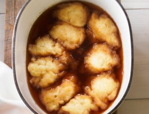 Recipe — Dumplings in Maple Syrup