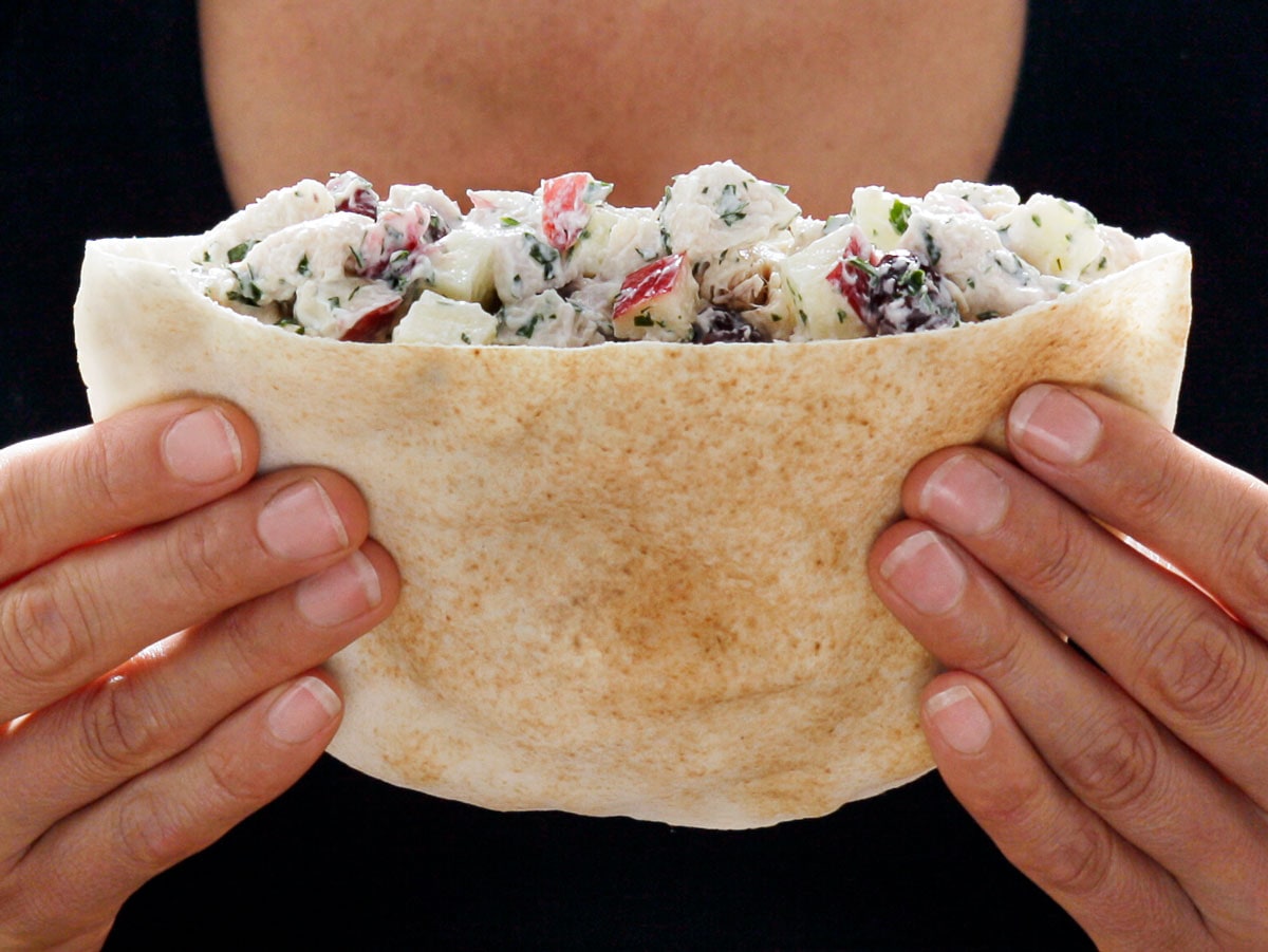 Maple Chicken Salad Pita Pocket | Maple from Canada
