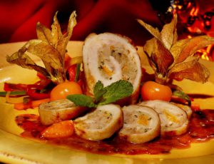 Recipe — Turkey Rolls with Maple Cherries