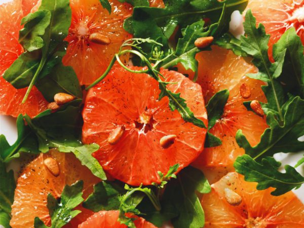 Recipe — Pink Grapefruit Salad with Vanilla and Maple Syrup