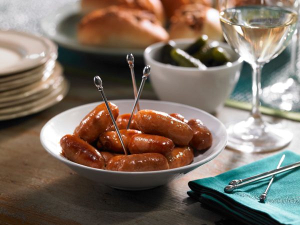 Recipe — Maple Syrup and Ginger Cocktail Sausages