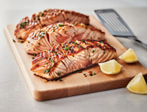 Maple Salmon Fillet with Chives