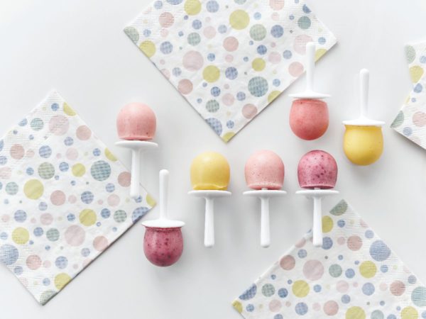 Recipe — Maple Berry Ice Pops