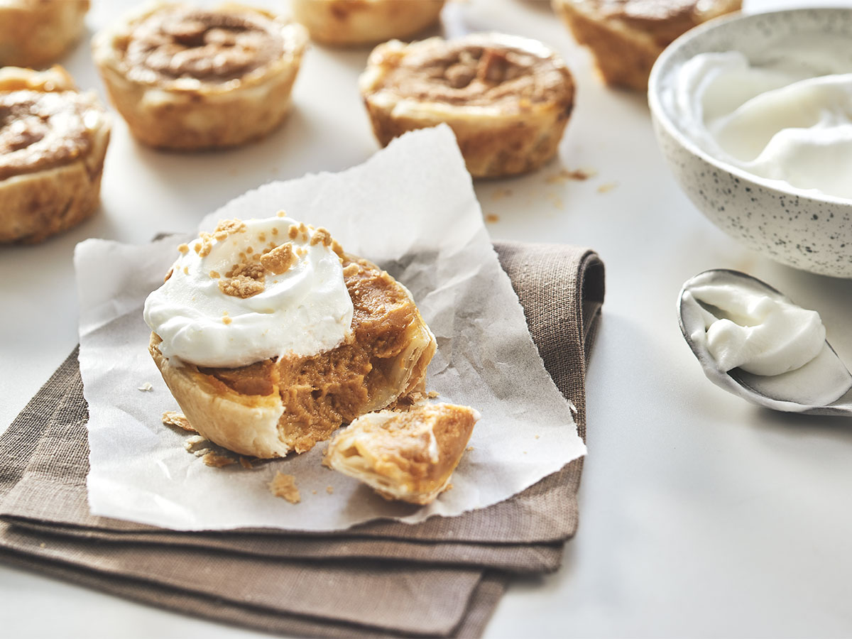 Pumpkin and Maple Syrup Mini Tarts | Maple from Canada