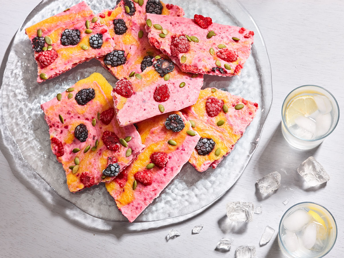 Maple-Strawberry Yogourt Bark | Maple from Canada