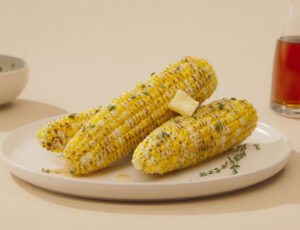 Grilled Maple-Lime Corn on the Cob