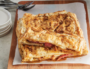 Crunchy Maple Ham-and-Cheese Puff Pastry