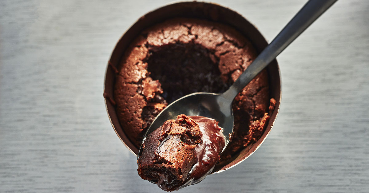 Maple-Dark Chocolate Lava Cakes | Maple from Canada