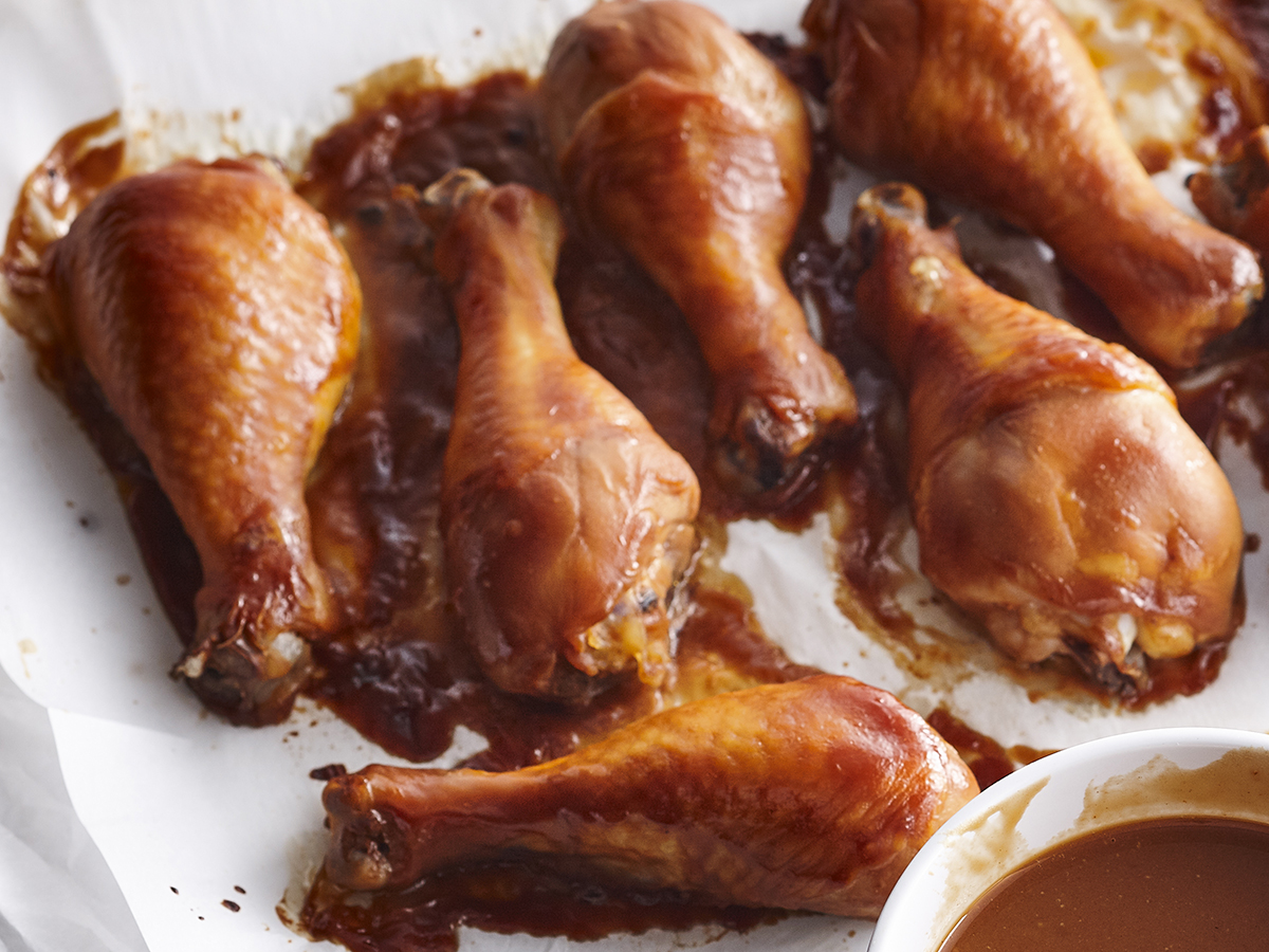 Chicken Drumsticks in a Maple Barbecue Sauce-image