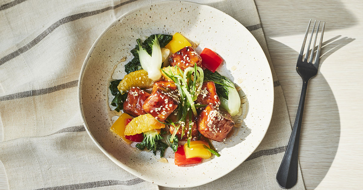 Crispy Tofu with a Maple Sweet and Sour Sauce | Maple from Canada