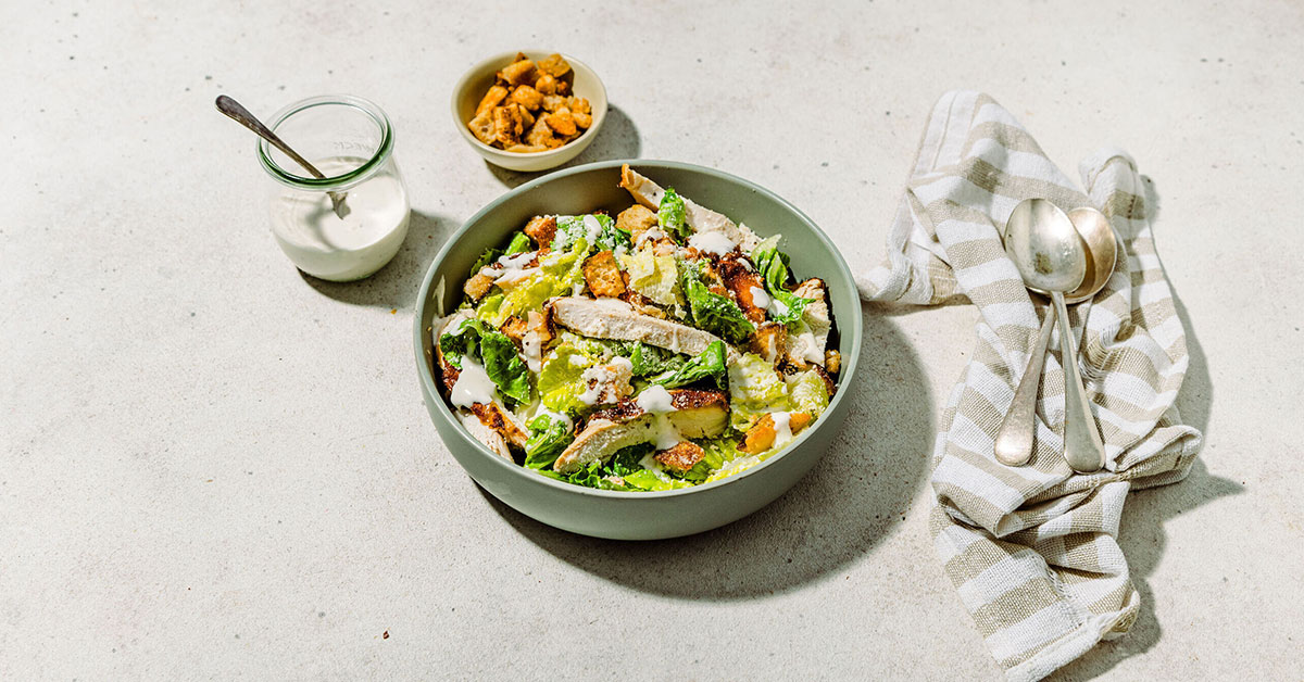 Roast Chicken and Maple Caesar Salad | Maple from Canada
